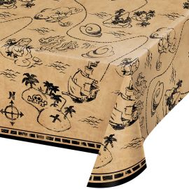 Mantel Tesoro Pirata de Plástico 137 cm x 259 cm