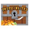 8 Invitaciones Tesoro Pirata