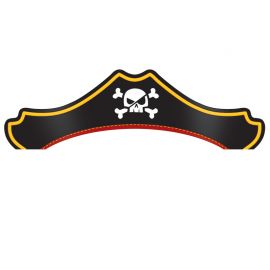 8 Gorros Tesoro Pirata