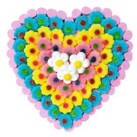 Tarta de Chuches Corazón de Flores 600 grs Tarta de Chuches Corazón de Flores 600 grs