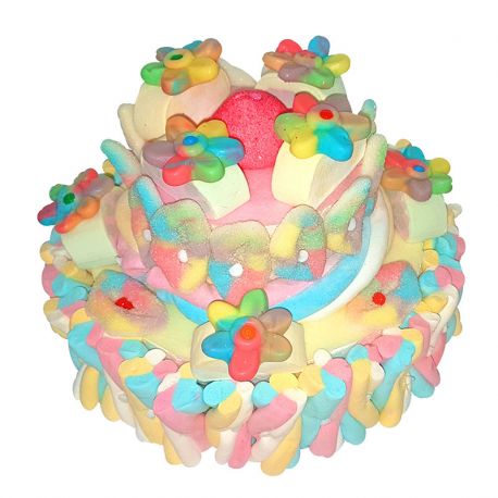 Tarta de Chuches de Colores 2 Pisos 400 grs