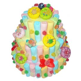 Tarta Chuches 3 Pisos Multicolor 850 grs Tarta Chuches 3 Pisos Multicolor 850 grs