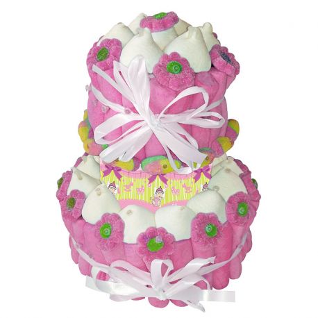 Tarta Chuches Bautizo Niña 740 grs