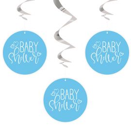 3 Colgantes Baby Shower Niño 3 Colgantes Baby Shower Niño