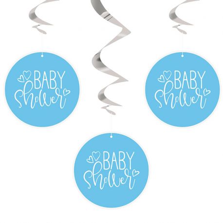 3 Colgantes Baby Shower Niño