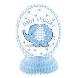 4 Minis Centros de Mesa Baby Shower Elefante Niño