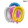 Globo Numero 0 Foil 35 cm