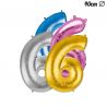 Globo Numero 6 Foil 35 cm