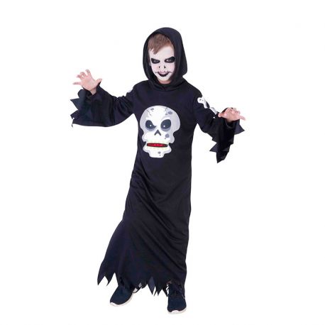 amscan Glow in The Dark X-Ray Skeleton Costume Small (4-6)- 3 pcs., multicolored
