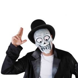 Máscara Esqueleto Loco Adulto