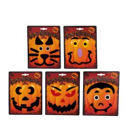 5 Pegatinas Decoración Calabaza Surtidas
