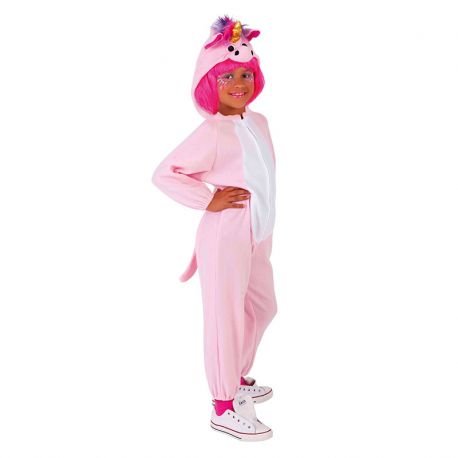 Disfraz de Unicornio Rosa y Blanco Infantil