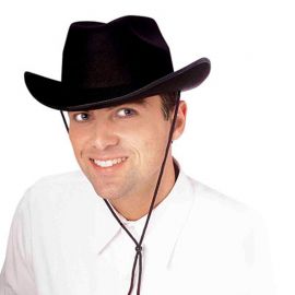 Sombrero Cowboy Negro para Adultos Sombrero Cowboy Negro para Adultos