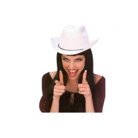 Sombrero Cowboy Blanco para Adultos