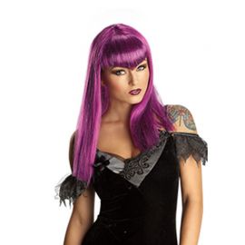 Peluca de Vampiresa Lila Peluca de Vampiresa Lila