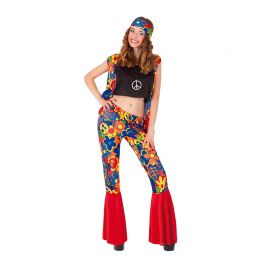Disfraz de Hippie Woman Adultos