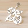 12 Colgantes Strass 25 Años