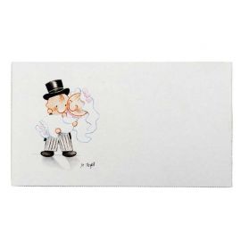 150 Tarjetas Precortadas Pit & Pita Novia en Brazos 150 Tarjetas Precortadas Pit & Pita Novia en Brazos