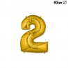 Globo Numero 2 Foil 35 cm
