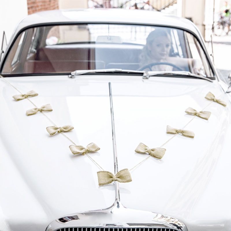 20 Tire arcos 30mm coche boda cinta de envoltura de regalo floristería Impermeable Decoraciones UK 