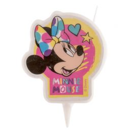 12 Velas de Cumpleaños Minnie Mouse 7,5 cm 2D 12 Velas de Cumpleaños Minnie Mouse 7,5 cm 2D
