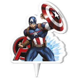 Vela Capitán América 7,5 cm 2D