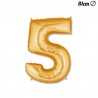 Globo Numero 5 Foil 86 cm