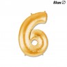 Globo Numero 6 Foil 86 cm