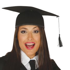 Birrete de Graduación Negro para Adulto Birrete de Graduación Negro para Adulto