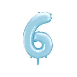 Globo Numero 6 Foil 86 cm