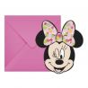 6 Invitaciones Minnie Tropical