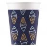 8 Vasos Fiesta Neon de Cartón 200 ml