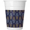 8 Vasos Fiesta Neon 200 ml