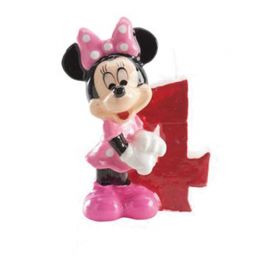8 Velas Nº 4 Minnie Mouse 6,5 cm 8 Velas Nº 4 Minnie Mouse 6,5 cm