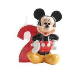 Vela Número 2 Mickey Mouse