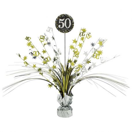 Centro de Mesa Elegant 50 Años 33 cm
