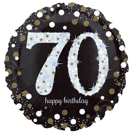 Globo Foil 70 Años Elegant 43 cm