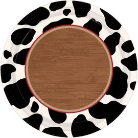 8 Platos Western Land 26 cm