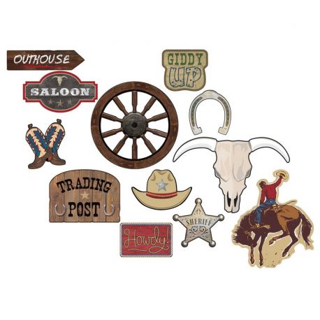 12 Decoraciones Western Land