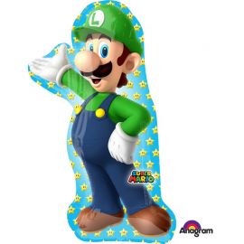 Globo en Forma Luigi Super Mario 50 cm x 96 cm