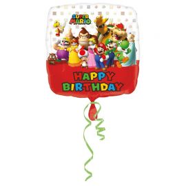 Globo Super Mario Bros Happy Birthday