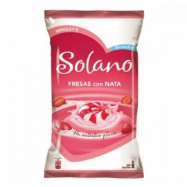 Caramelos Solano Corazón de Fresas con Nata 99 gr