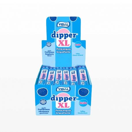 Caramelos Dipper de Frambuesa XL 100 uds