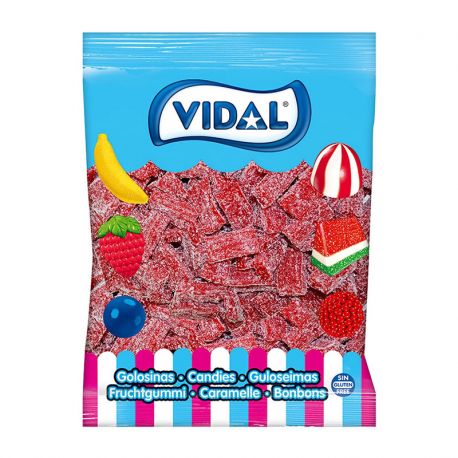 Regaliz Picante Ladrillos de Fresa 250 uds
