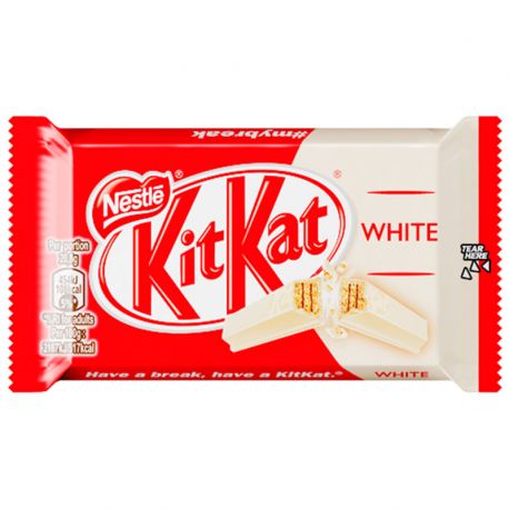 Chocolate Barritas White Kitkat 24 paquetes