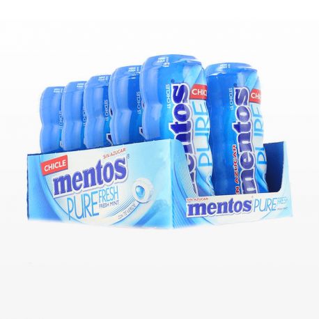 Chicles Mentos Fresh Mint 10 paquetes