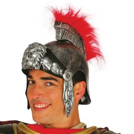 Casco de Romano Plateado Casco de Romano Plateado
