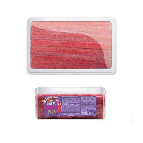 Lenguas Pica Pica de Fresa Boolies 200 uds