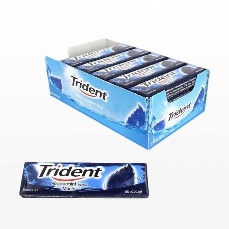 Chicles Trident Stick Menta 24 paquetes