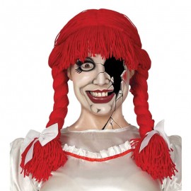 Peluca Roja de Trenzas de Lana Peluca Roja de Trenzas de Lana